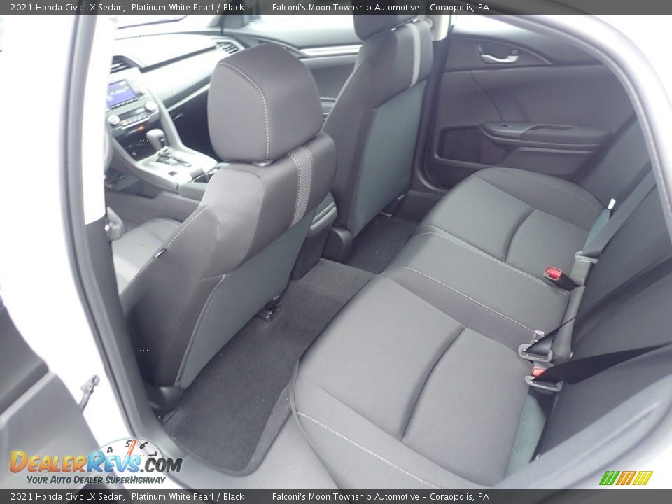 2021 Honda Civic LX Sedan Platinum White Pearl / Black Photo #9
