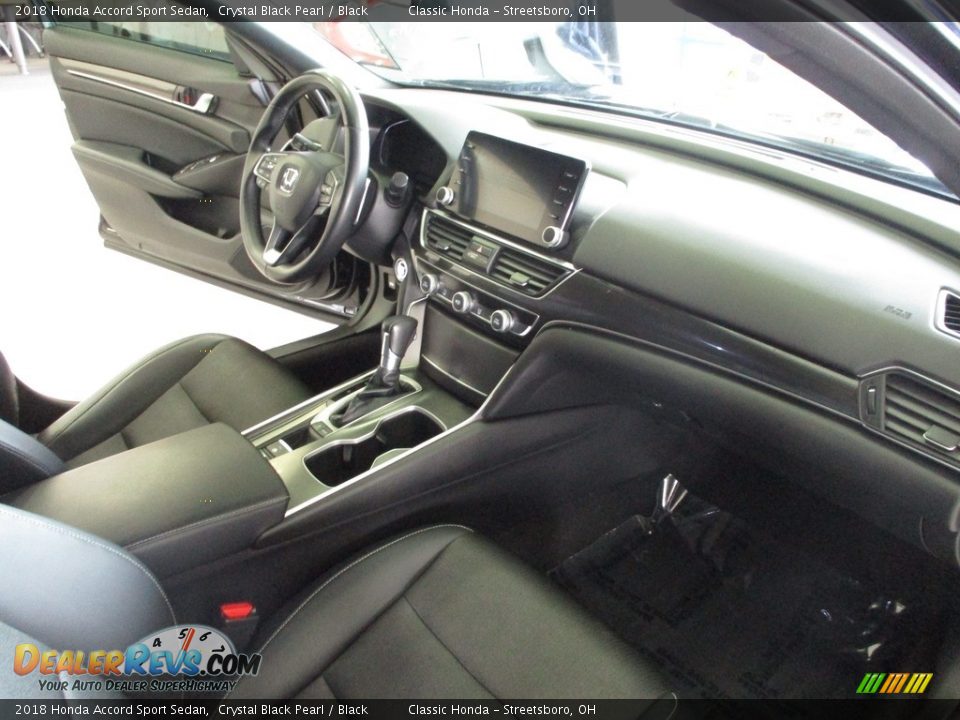 2018 Honda Accord Sport Sedan Crystal Black Pearl / Black Photo #15