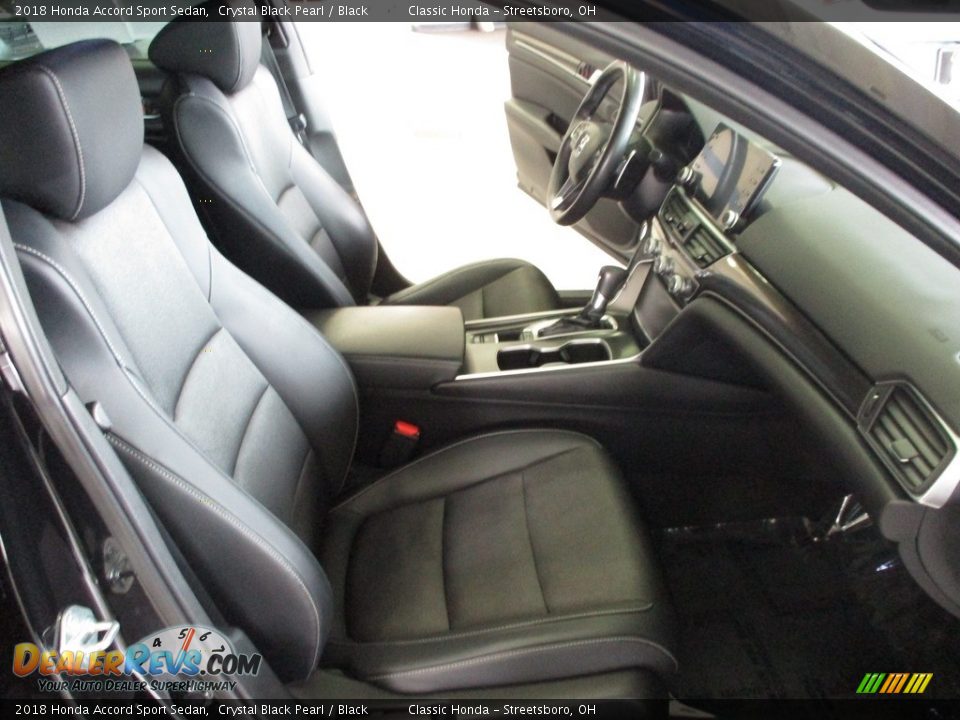 2018 Honda Accord Sport Sedan Crystal Black Pearl / Black Photo #16