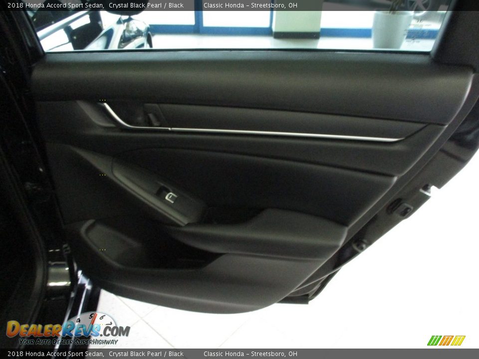 2018 Honda Accord Sport Sedan Crystal Black Pearl / Black Photo #17