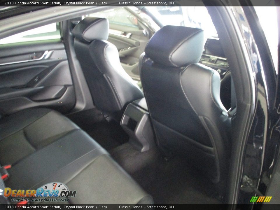 2018 Honda Accord Sport Sedan Crystal Black Pearl / Black Photo #18