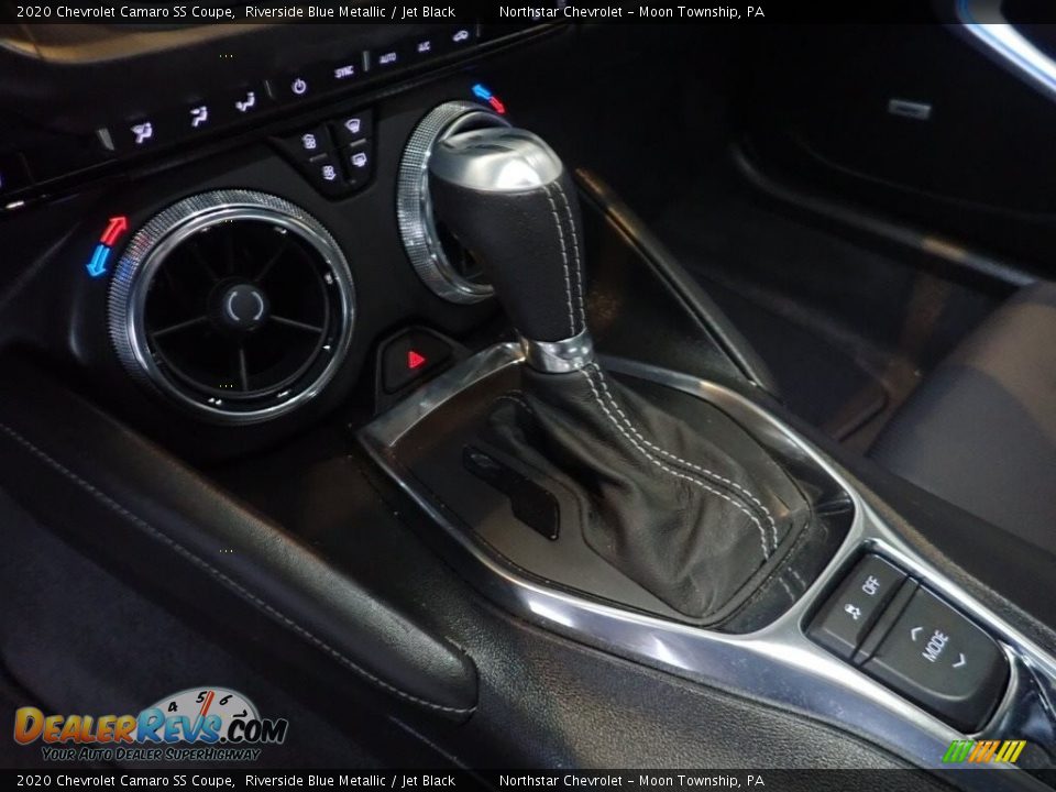 2020 Chevrolet Camaro SS Coupe Riverside Blue Metallic / Jet Black Photo #26