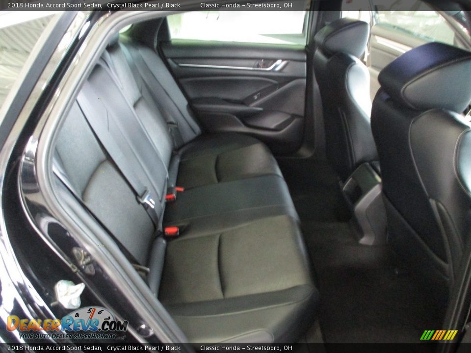 2018 Honda Accord Sport Sedan Crystal Black Pearl / Black Photo #19