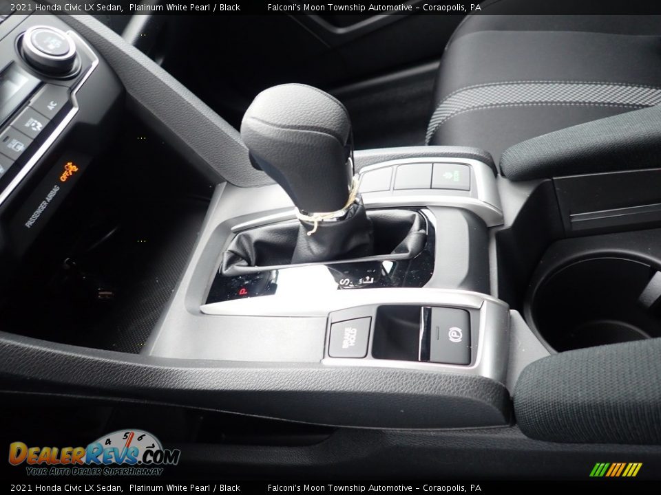 2021 Honda Civic LX Sedan Platinum White Pearl / Black Photo #17