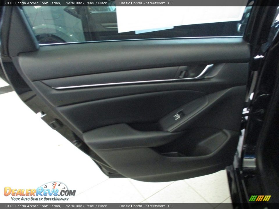 2018 Honda Accord Sport Sedan Crystal Black Pearl / Black Photo #22