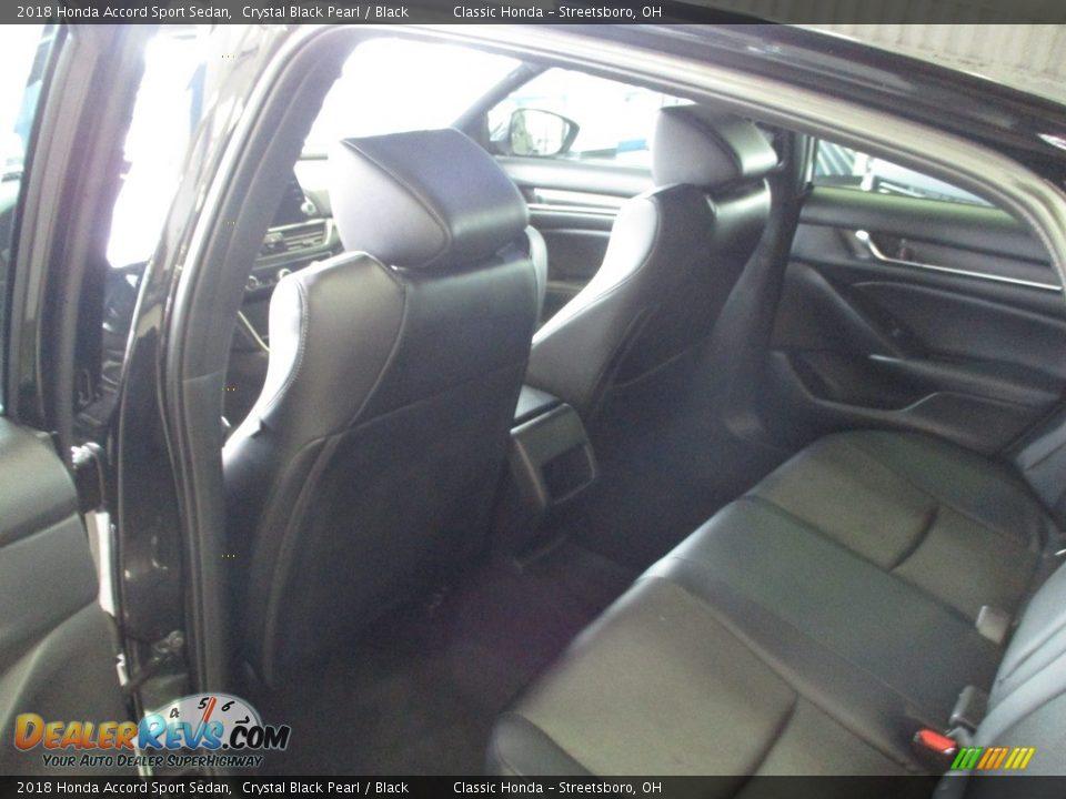 2018 Honda Accord Sport Sedan Crystal Black Pearl / Black Photo #23