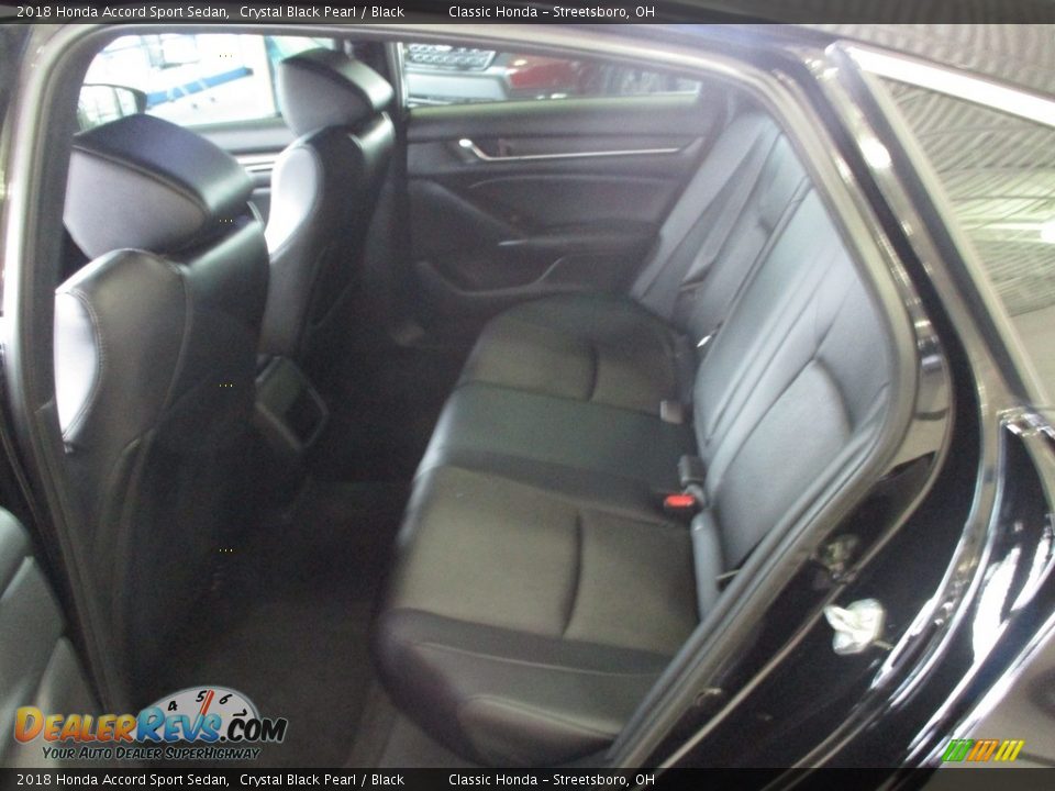 2018 Honda Accord Sport Sedan Crystal Black Pearl / Black Photo #24