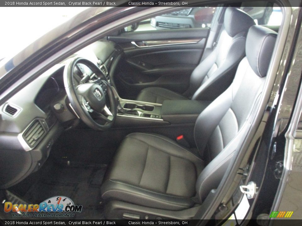 2018 Honda Accord Sport Sedan Crystal Black Pearl / Black Photo #27