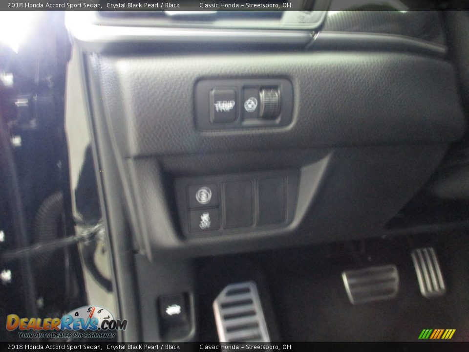 2018 Honda Accord Sport Sedan Crystal Black Pearl / Black Photo #28