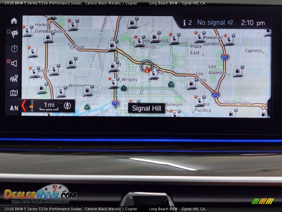 Navigation of 2018 BMW 5 Series 530e iPerfomance Sedan Photo #23