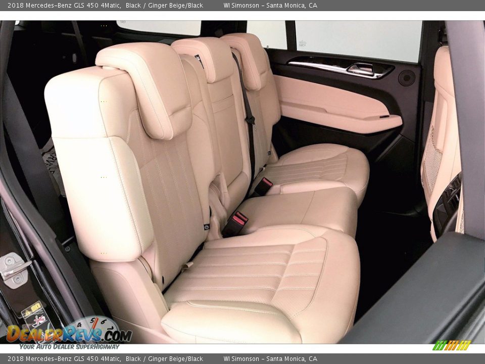Rear Seat of 2018 Mercedes-Benz GLS 450 4Matic Photo #19