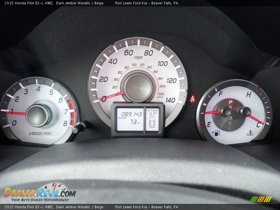 2015 Honda Pilot EX-L 4WD Gauges Photo #19