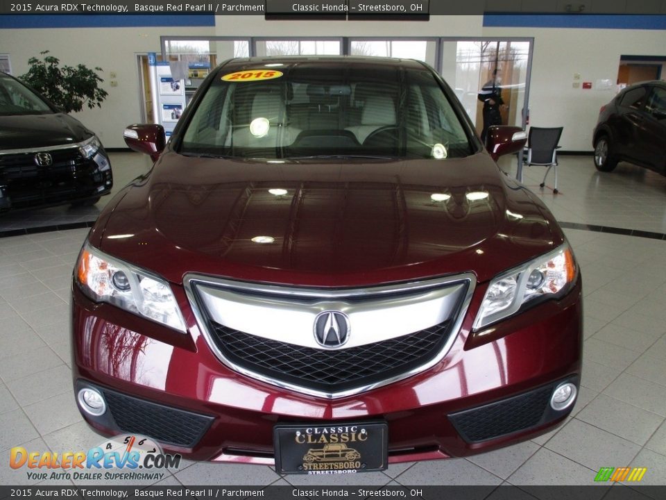 2015 Acura RDX Technology Basque Red Pearl II / Parchment Photo #2
