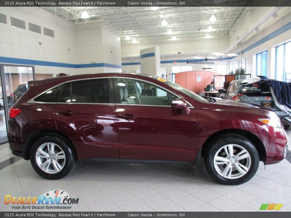 2015 Acura RDX Technology Basque Red Pearl II / Parchment Photo #4