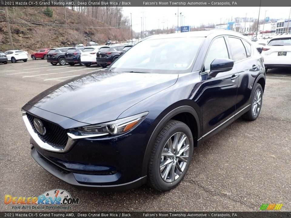Front 3/4 View of 2021 Mazda CX-5 Grand Touring AWD Photo #5