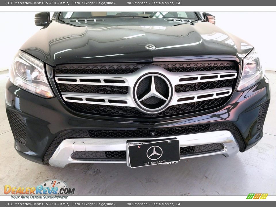 2018 Mercedes-Benz GLS 450 4Matic Black / Ginger Beige/Black Photo #30