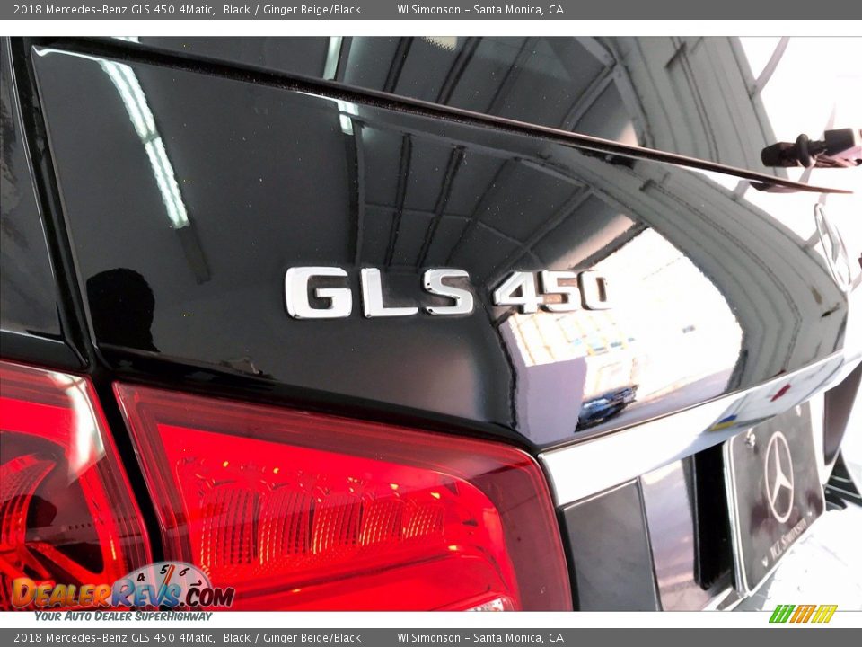 2018 Mercedes-Benz GLS 450 4Matic Black / Ginger Beige/Black Photo #31