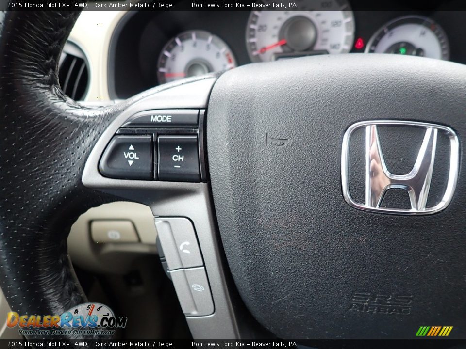 2015 Honda Pilot EX-L 4WD Steering Wheel Photo #23