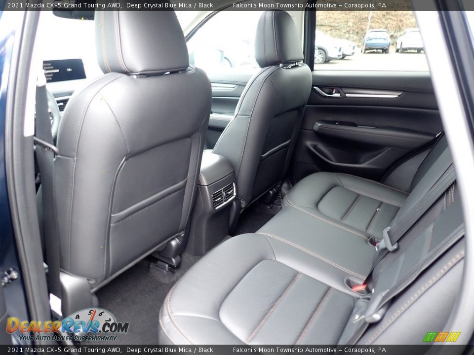 Rear Seat of 2021 Mazda CX-5 Grand Touring AWD Photo #8