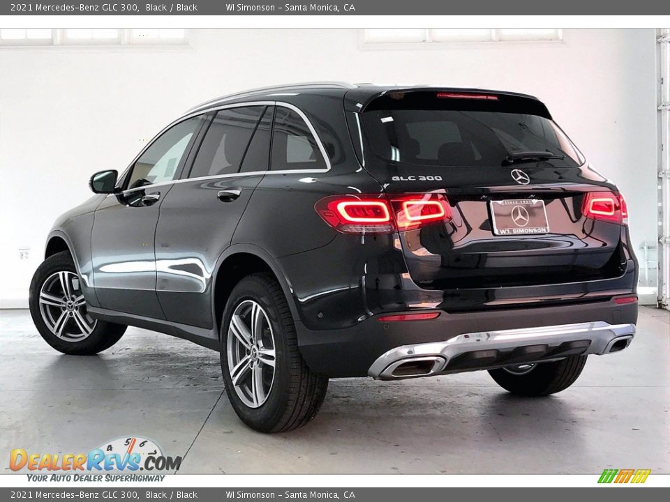 2021 Mercedes-Benz GLC 300 Black / Black Photo #2