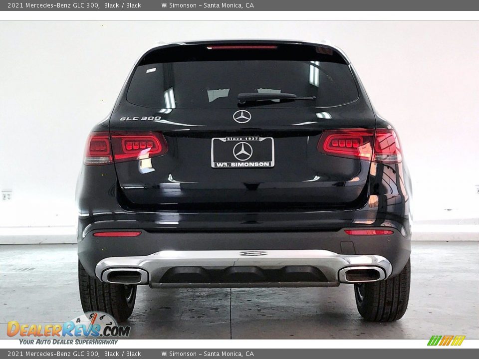 2021 Mercedes-Benz GLC 300 Black / Black Photo #3