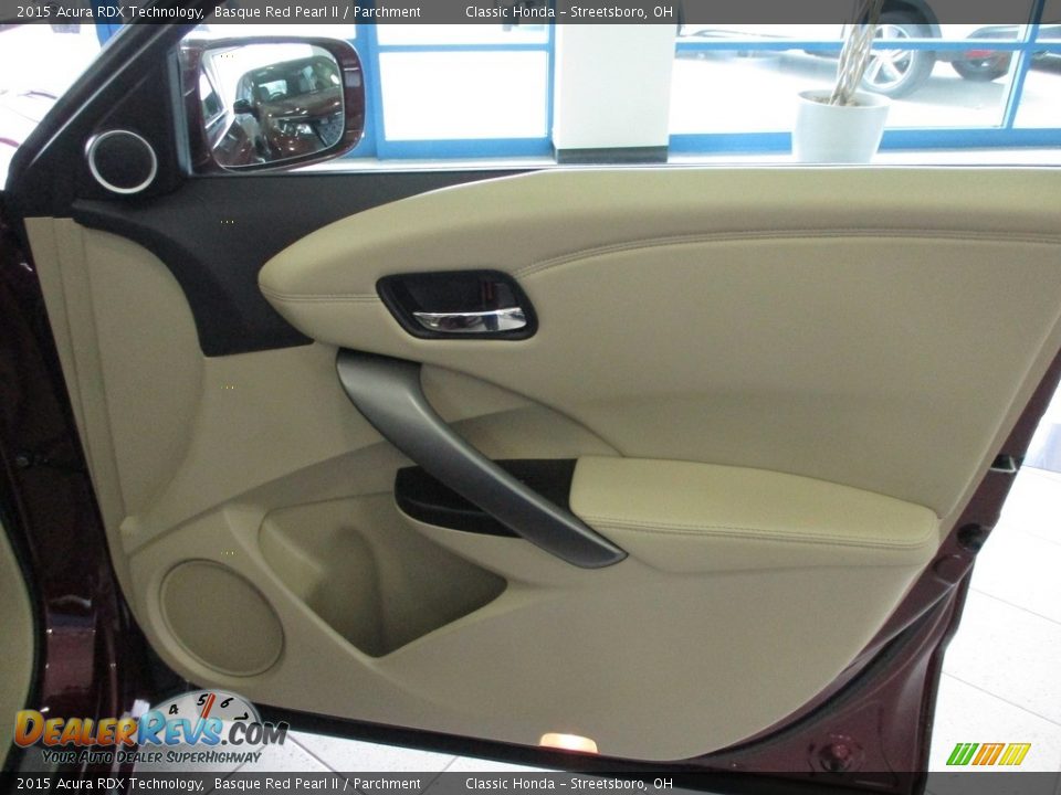 2015 Acura RDX Technology Basque Red Pearl II / Parchment Photo #14