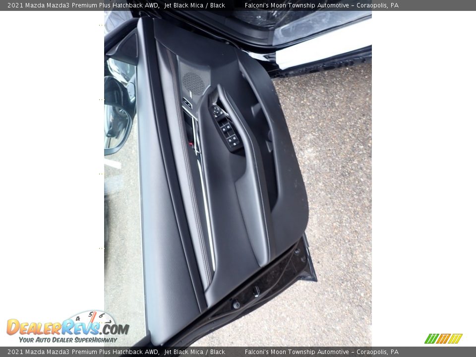 2021 Mazda Mazda3 Premium Plus Hatchback AWD Jet Black Mica / Black Photo #10