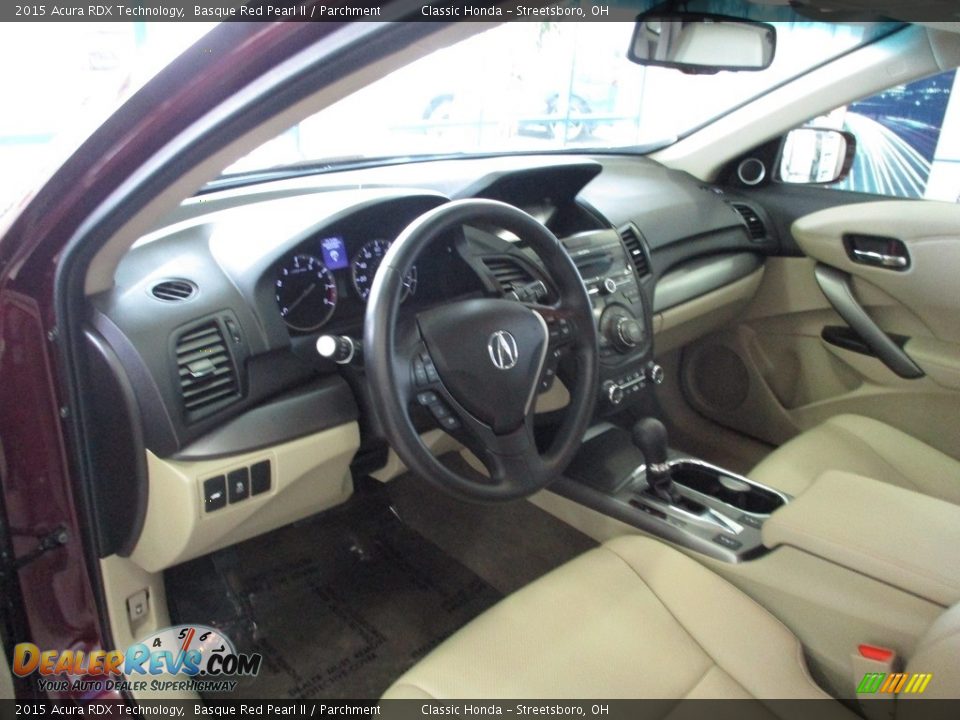 Parchment Interior - 2015 Acura RDX Technology Photo #27