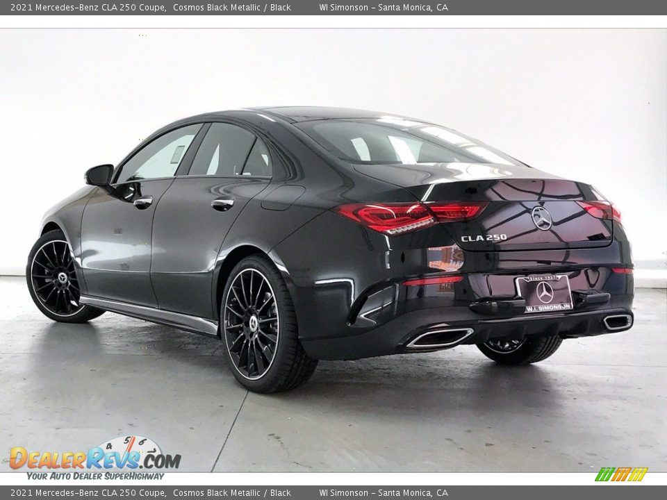 Cosmos Black Metallic 2021 Mercedes-Benz CLA 250 Coupe Photo #2