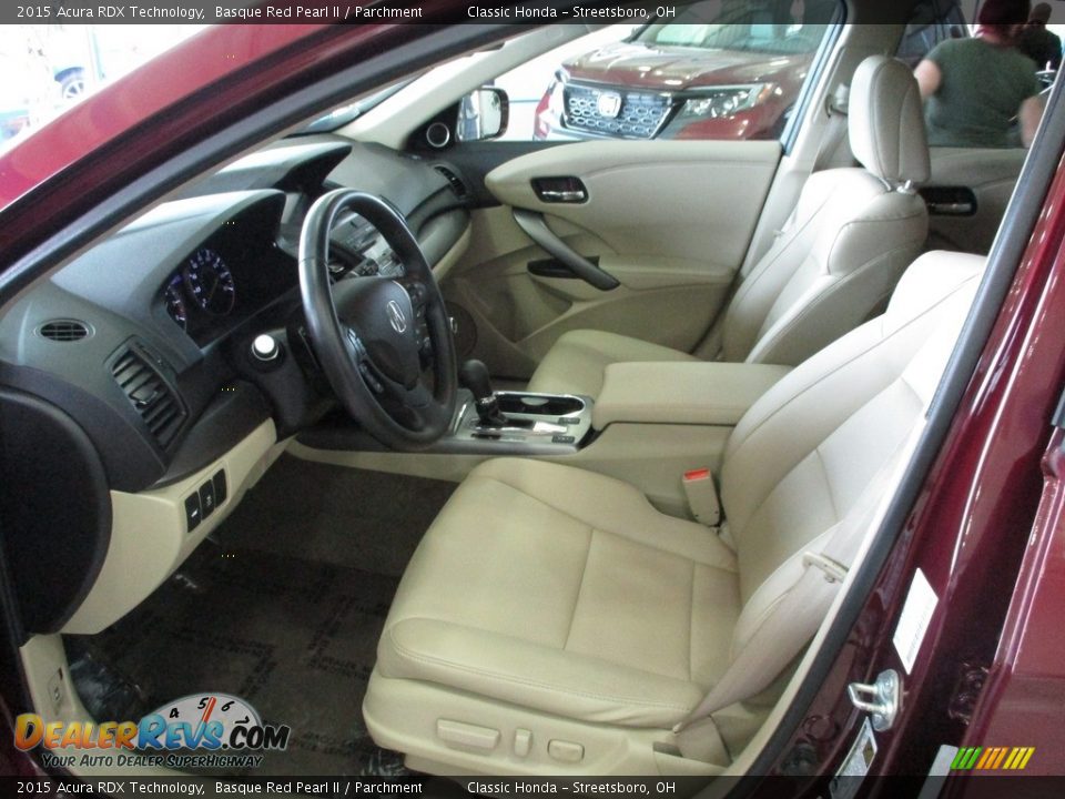 Parchment Interior - 2015 Acura RDX Technology Photo #28