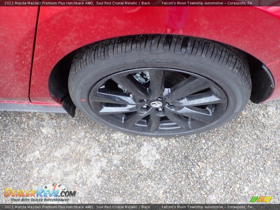 2021 Mazda Mazda3 Premium Plus Hatchback AWD Soul Red Crystal Metallic / Black Photo #7