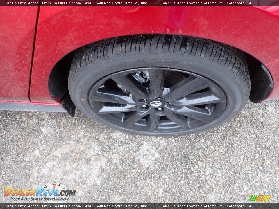 2021 Mazda Mazda3 Premium Plus Hatchback AWD Soul Red Crystal Metallic / Black Photo #7