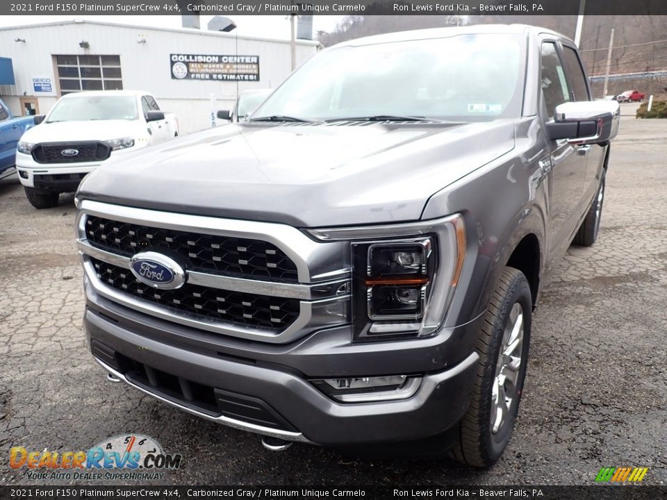 2021 Ford F150 Platinum SuperCrew 4x4 Carbonized Gray / Platinum Unique Carmelo Photo #6