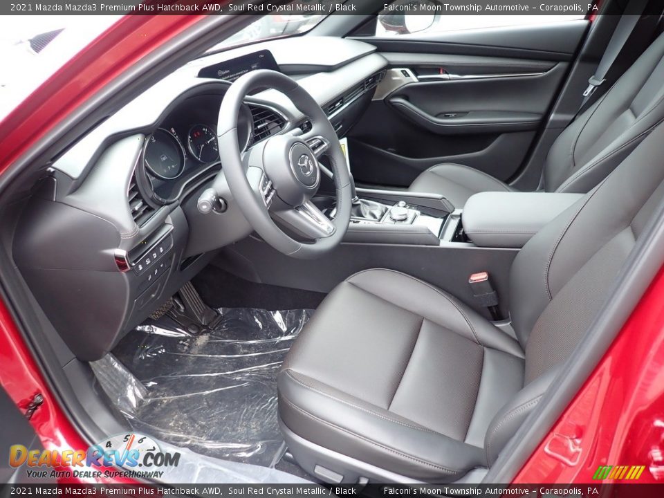 Front Seat of 2021 Mazda Mazda3 Premium Plus Hatchback AWD Photo #10