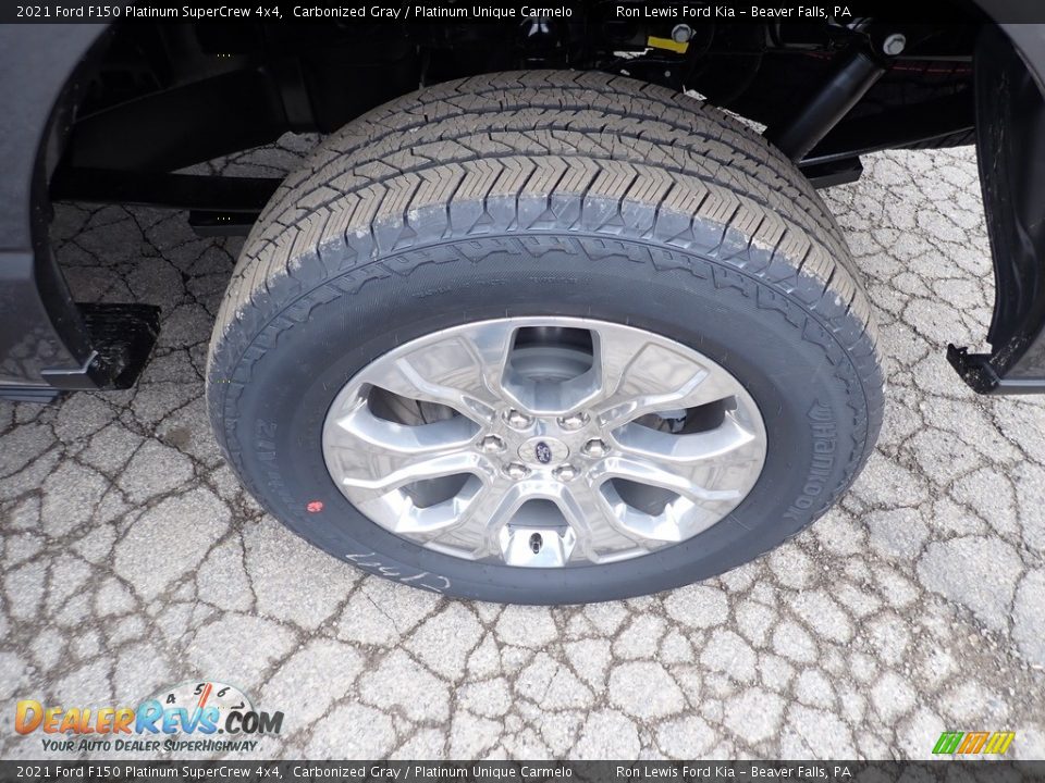 2021 Ford F150 Platinum SuperCrew 4x4 Carbonized Gray / Platinum Unique Carmelo Photo #9