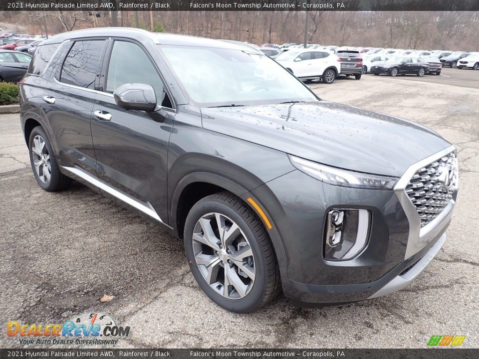 2021 Hyundai Palisade Limited AWD Rainforest / Black Photo #3