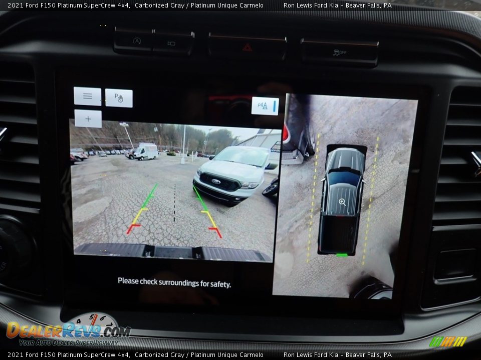 2021 Ford F150 Platinum SuperCrew 4x4 Carbonized Gray / Platinum Unique Carmelo Photo #17
