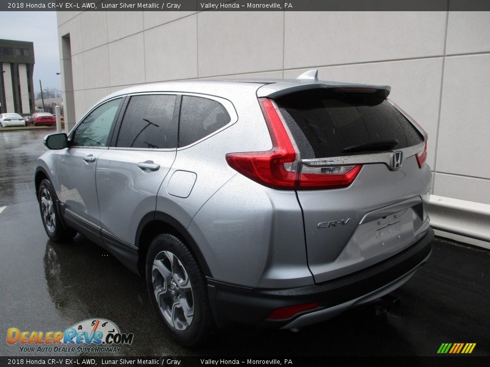 2018 Honda CR-V EX-L AWD Lunar Silver Metallic / Gray Photo #3