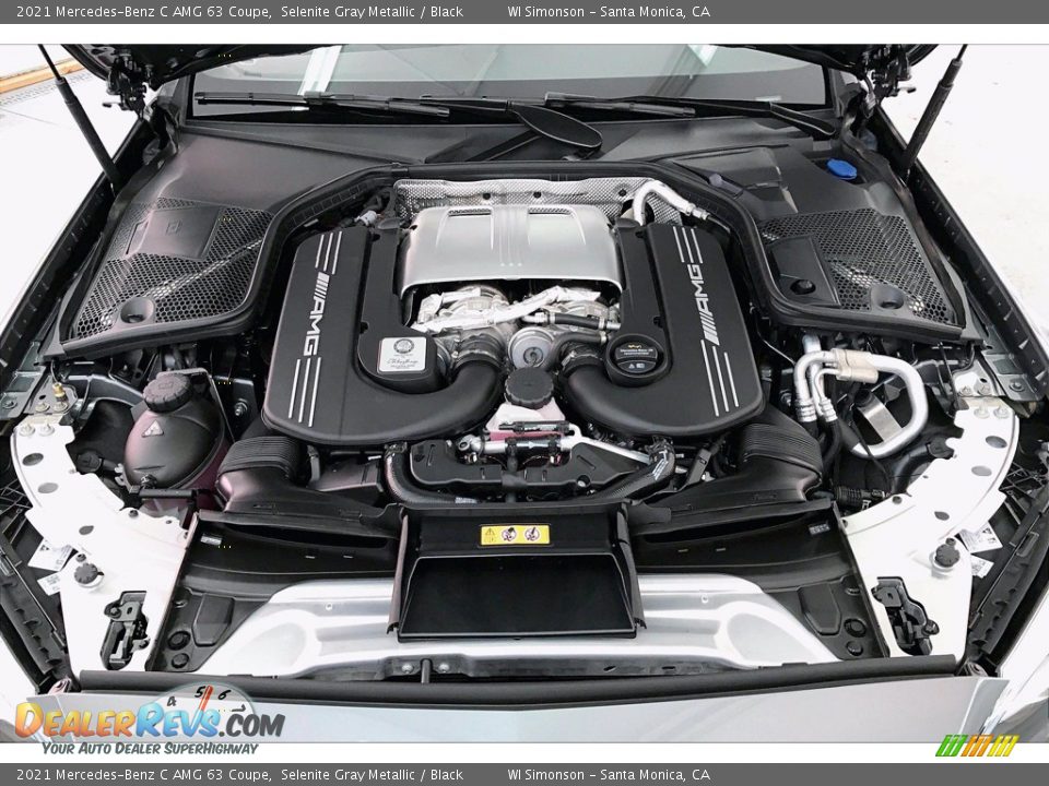 2021 Mercedes-Benz C AMG 63 Coupe 4.0 Liter AMG biturbo DOHC 32-Valve VVT V8 Engine Photo #8