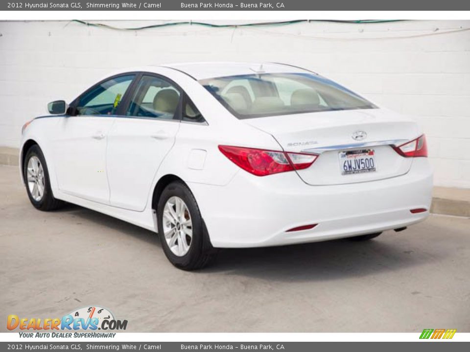 2012 Hyundai Sonata GLS Shimmering White / Camel Photo #2