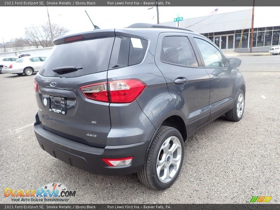 2021 Ford EcoSport SE Smoke Metallic / Ebony Black Photo #2