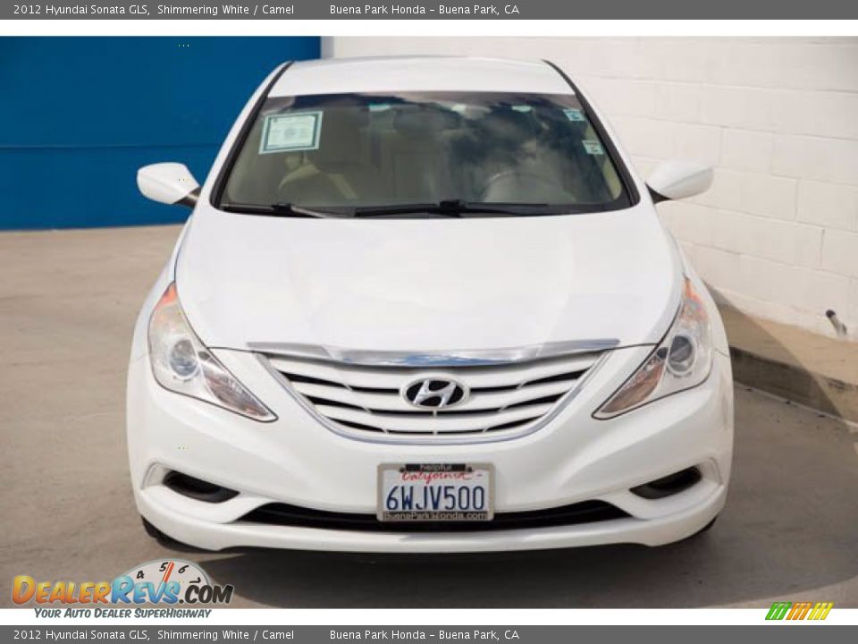 2012 Hyundai Sonata GLS Shimmering White / Camel Photo #7