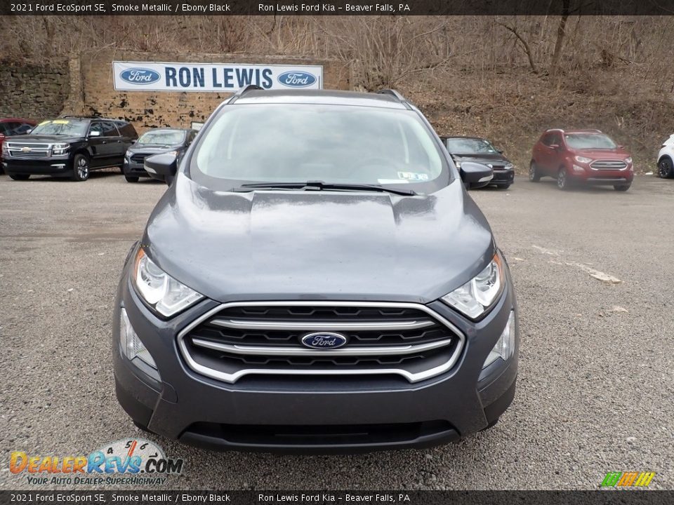 2021 Ford EcoSport SE Smoke Metallic / Ebony Black Photo #4