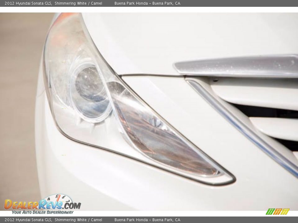 2012 Hyundai Sonata GLS Shimmering White / Camel Photo #8