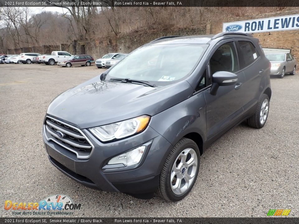 2021 Ford EcoSport SE Smoke Metallic / Ebony Black Photo #5