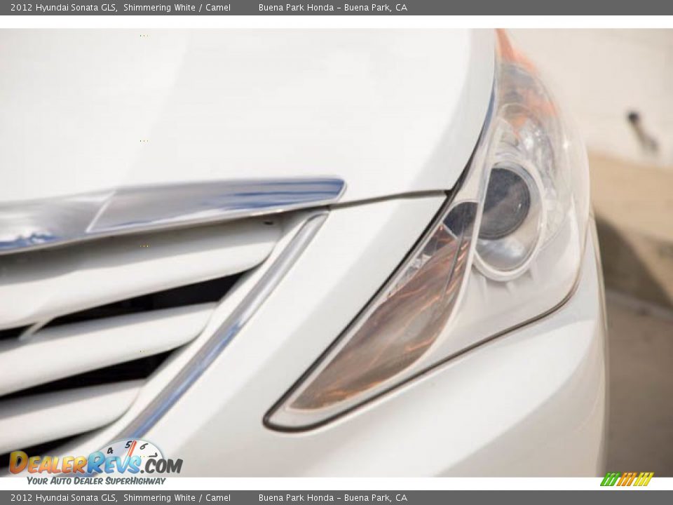 2012 Hyundai Sonata GLS Shimmering White / Camel Photo #9