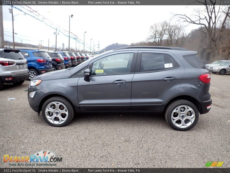2021 Ford EcoSport SE Smoke Metallic / Ebony Black Photo #6