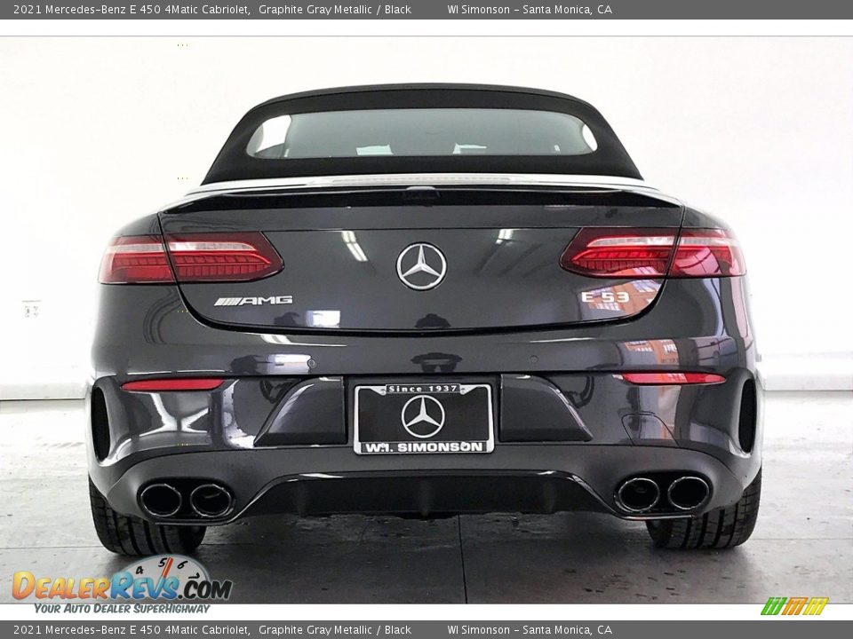 2021 Mercedes-Benz E 450 4Matic Cabriolet Graphite Gray Metallic / Black Photo #3