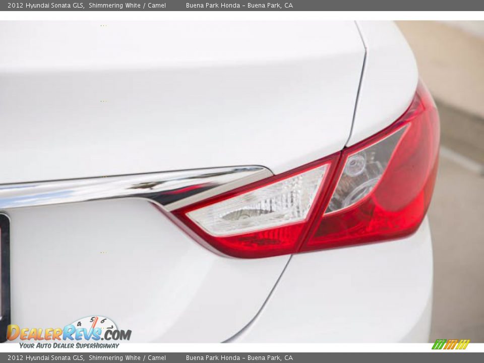 2012 Hyundai Sonata GLS Shimmering White / Camel Photo #13