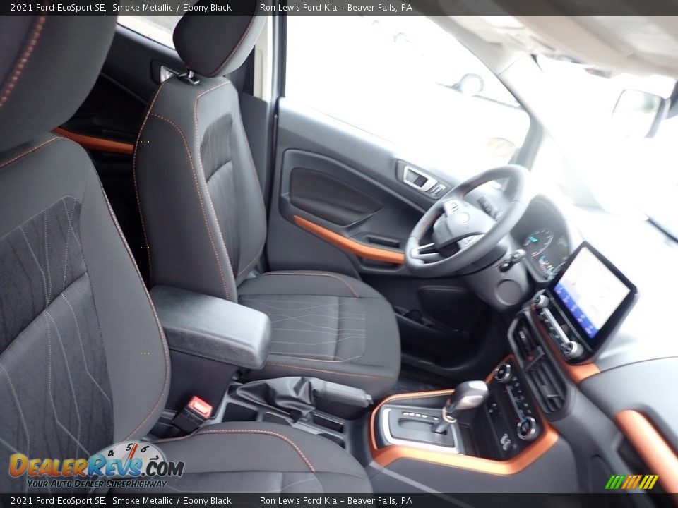 2021 Ford EcoSport SE Smoke Metallic / Ebony Black Photo #11